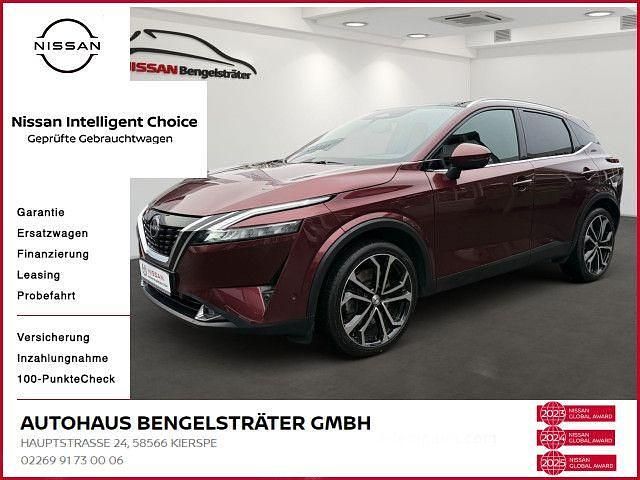 Burgundy Gebraucht 2023 Nissan Qashqai Tekna+ SUV | 26.995 € (Etwas zu teuer) - Bild 1/4