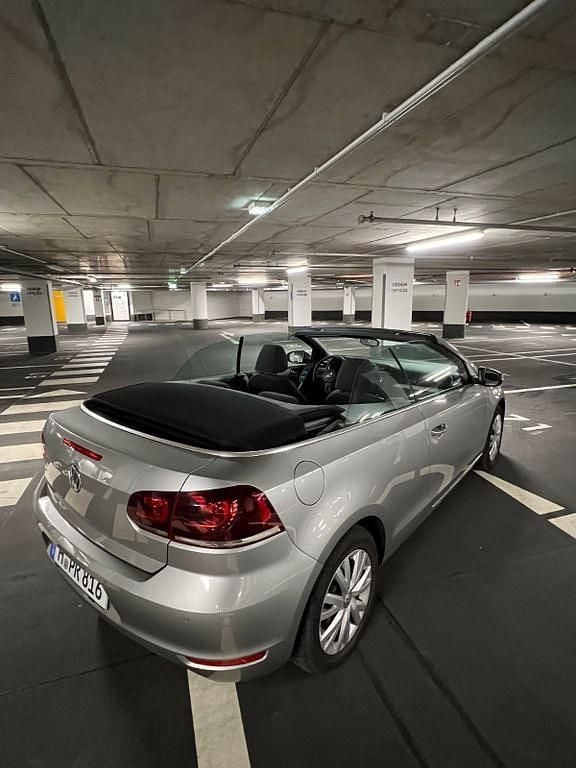 Silber Gebraucht 2012 VW Golf Cabriolet Cabrio | 6.400 € (Fairer Preis) - Bild 1/4