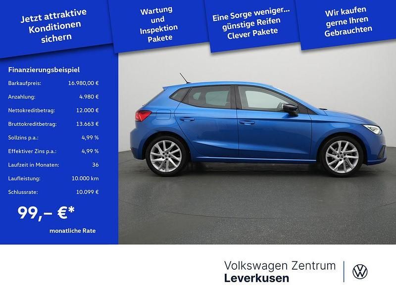 Gebraucht Seat Ibiza FR 110 PS (80 kW) 2022 Blau Kleinwagen