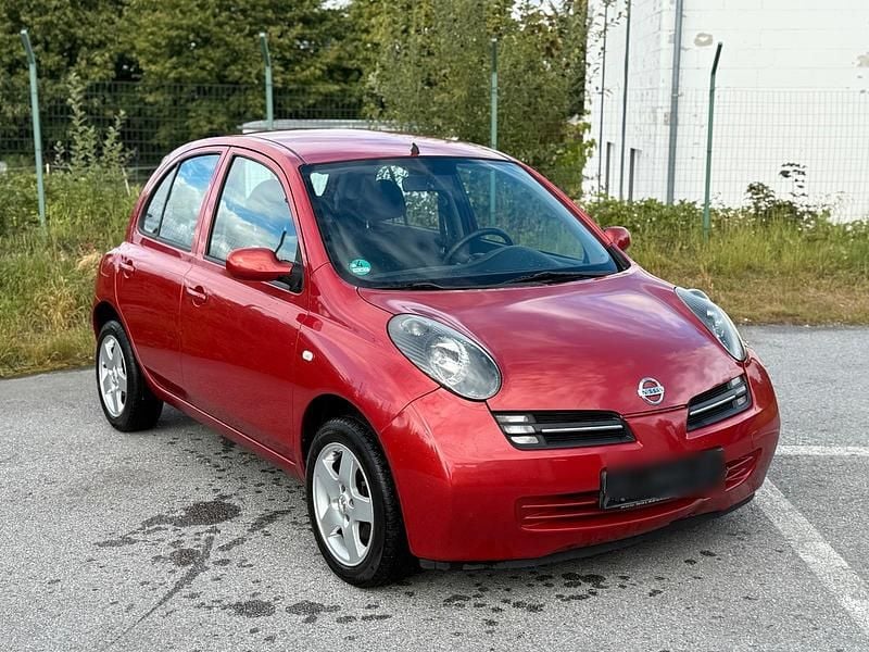 Rot Gebraucht 2005 Nissan Micra Kleinwagen | 599 € (Guter Preis) - Bild 1/4