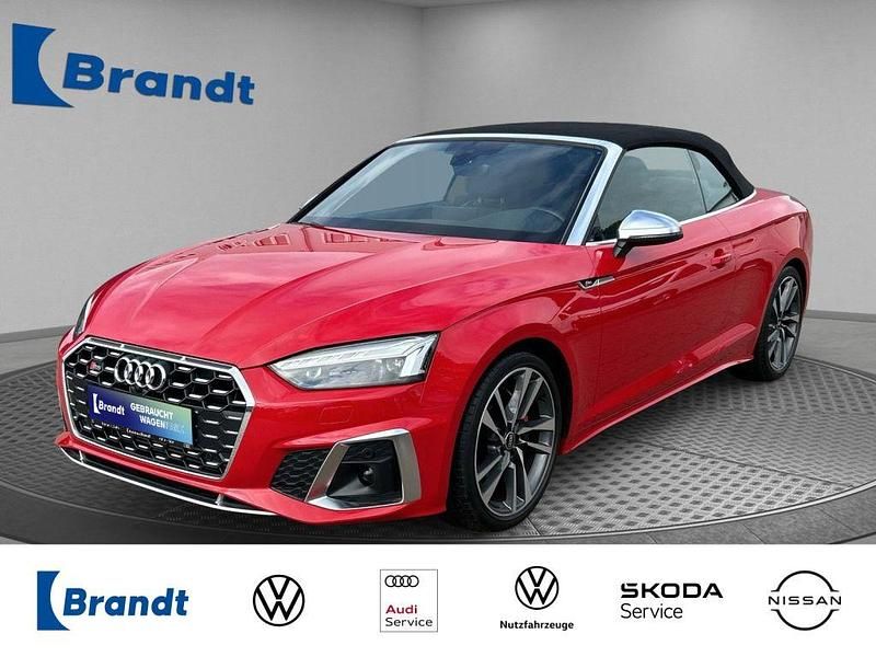 Tangorot metallic verdeck schwarz (metallic) Gebraucht 2021 Audi S5 Cabriolet Sport Cabrio | 46.990 € (Superpreis) - Bild 1/3