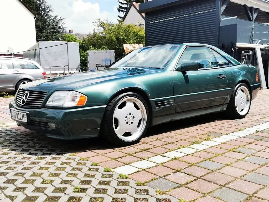 Gebraucht Mercedes SL500 320 PS (235 kW) 1992 Grün Cabrio