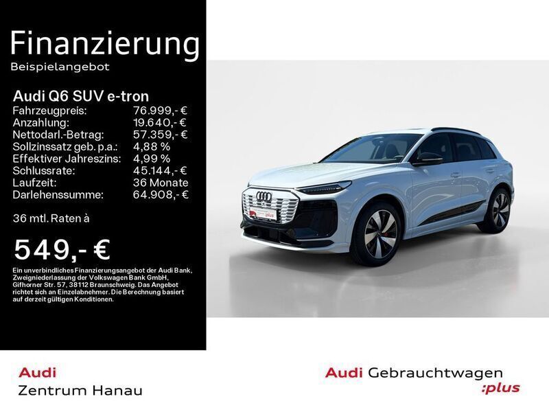Gletscherweiß metallic Neu 2024 Audi Q6 e-tron Ambiente SUV | 76.499 € (Guter Preis) - Bild 1/4