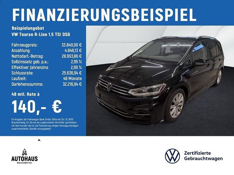 Gebraucht VW Touran R-line 150 PS (110 kW) 2025 Schwarz Van / Kleinbus