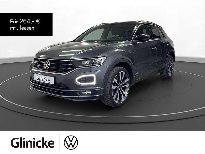 Grau (indiumgrau metallic) Gebraucht 2022 VW T-Roc R-line SUV | 29.980 € (Teuer) - Bild 1/3