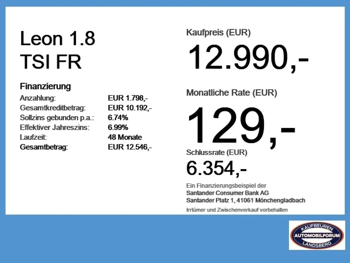 Gebraucht Seat Leon FR 179 PS (131 kW) 2015 Mitternachtsschwarz Limousine