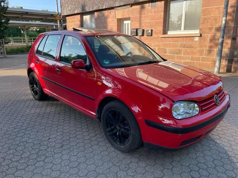 Rot Gebraucht 1999 VW Golf IV Kleinwagen | 899 € (Superpreis) - Bild 1/4