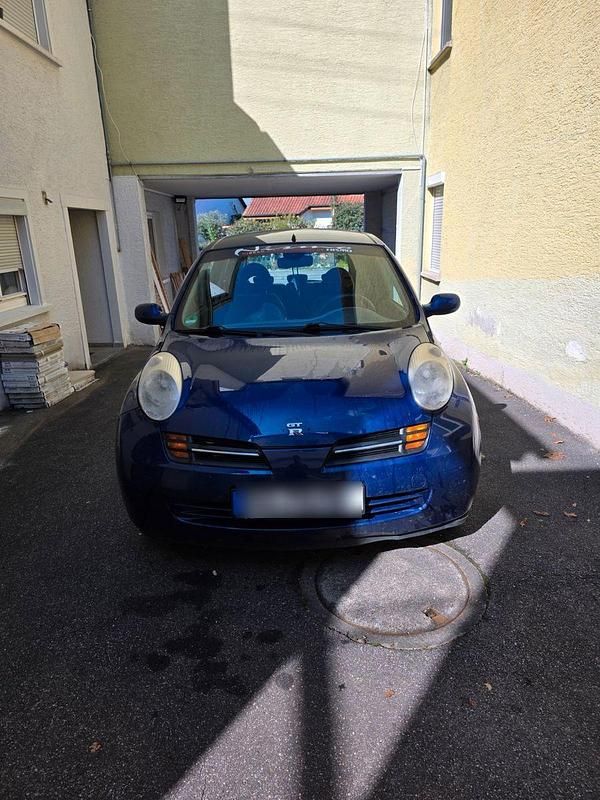 Blau Gebraucht 2003 Nissan Micra Kleinwagen | 800 € (Guter Preis) - Bild 1/4