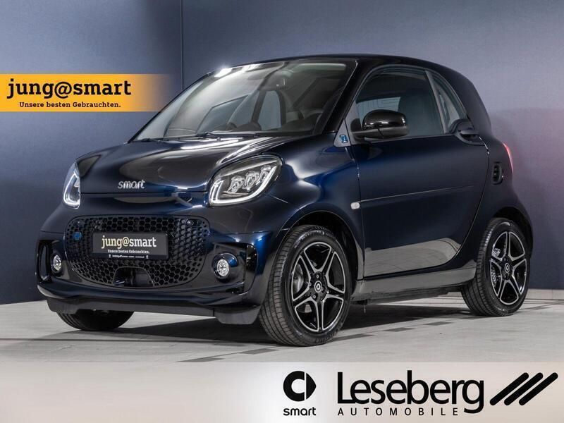 Blau Gebraucht 2024 Smart ForTwo Electric Drive Prime Coupé | 17.960 € (Etwas zu teuer) - Bild 1/4