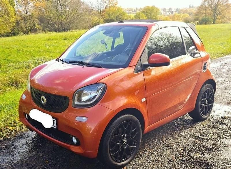 Orange Gebraucht 2019 Smart ForTwo Electric Drive Prime Cabrio | 12.500 € (Fairer Preis) - Bild 1/4
