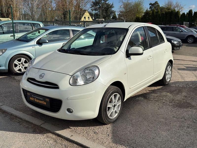 Gebraucht Nissan Micra 80 PS (58 kW) 2012 Weiß Kleinwagen