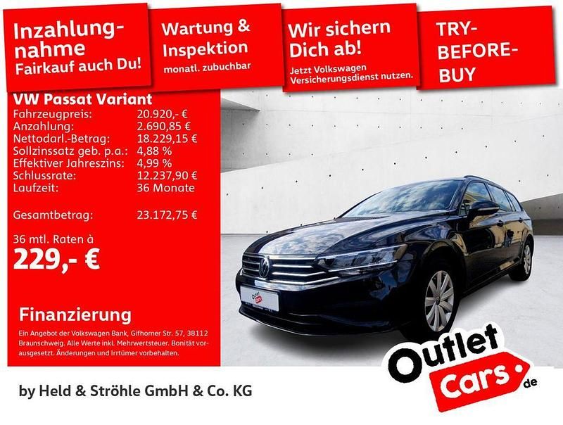 Deep black perleffekt Gebraucht 2022 VW Passat Kombi | 20.920 € (Superpreis) - Bild 1/3