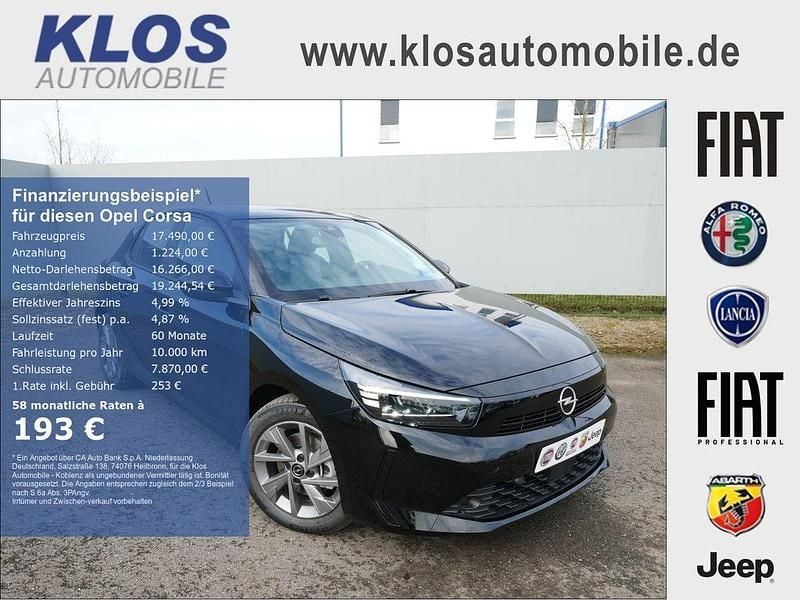 Schwarz Neu 2025 Opel Corsa Edition Limousine | 17.490 € (Guter Preis) - Bild 1/4