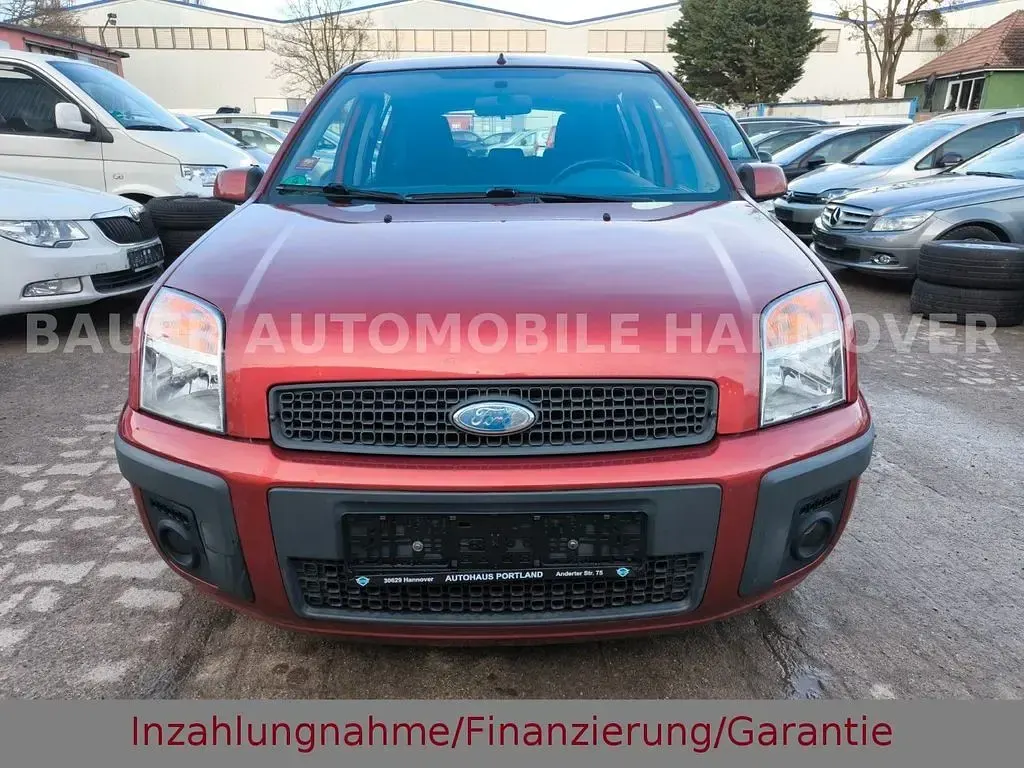 Occasion Ford Fusion Style 101 ch (74 kW) 2008 Rouge Citadine