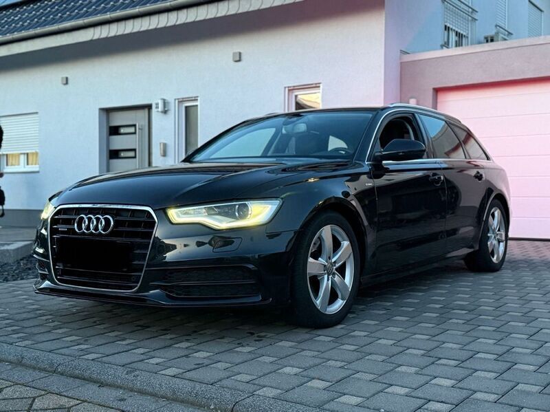Schwarz Gebraucht 2013 Audi A6 S-Line Kombi | 13.499 € (Guter Preis) - Bild 1/4