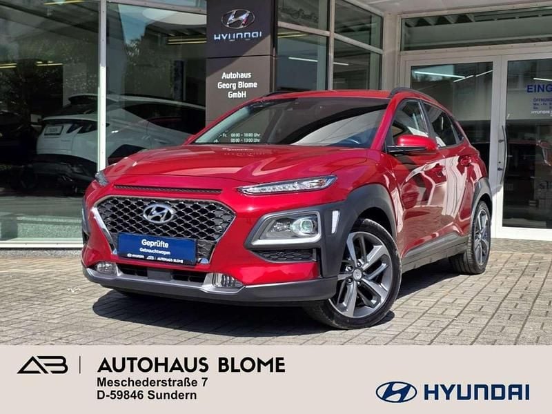 Pulse red / mic Gebraucht 2019 Hyundai Kona Premium SUV | 17.990 € (Guter Preis) - Bild 1/4