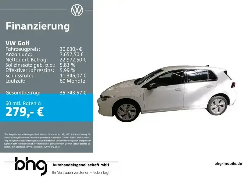 Gebraucht VW Golf VIII 204 PS (150 kW) 2025 Limousine