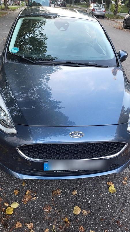 Blau Gebraucht 2018 Ford Fiesta Kleinwagen | 8.300 € - Bild 1/4