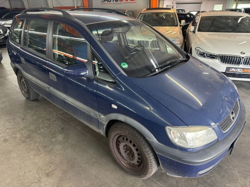 Blau Gebraucht 2002 Opel Zafira Van / Kleinbus | 700 € (Guter Preis) - Bild 1/4