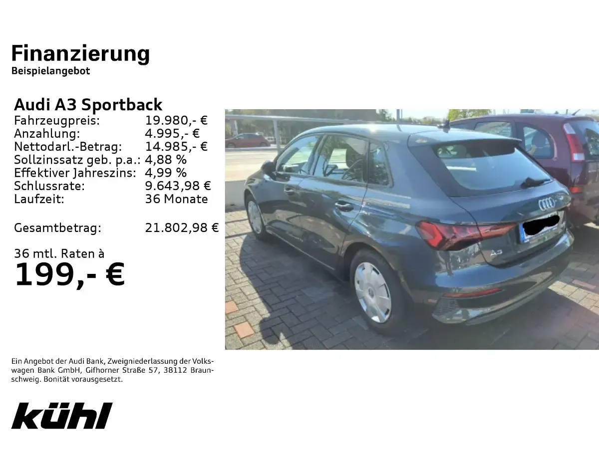 Brugt Audi A3 110 HK (80 kW) 2020 Sedan