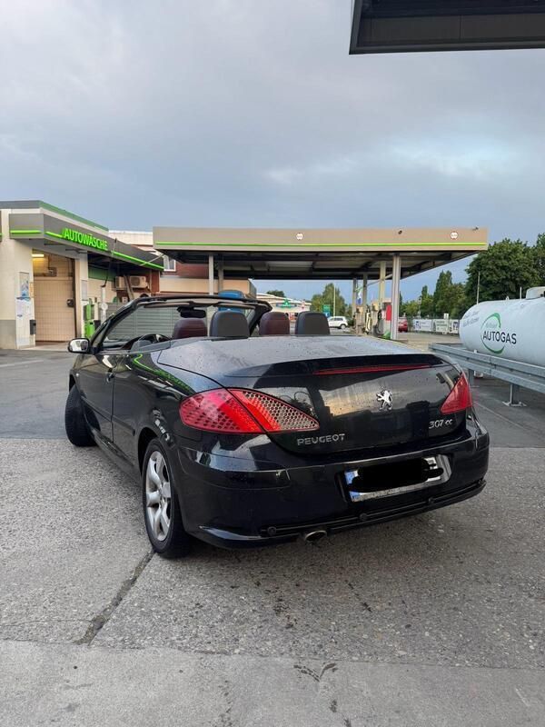 Schwarz Gebraucht 2008 Peugeot 307 CC Cabrio | 2.300 € (Fairer Preis) - Bild 1/4