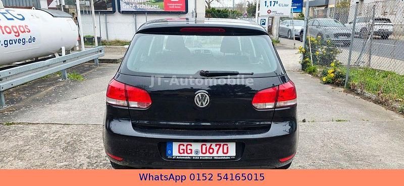Gebraucht VW Golf VI Trendline 110 PS (80 kW) 2009 Schwarz Kleinwagen