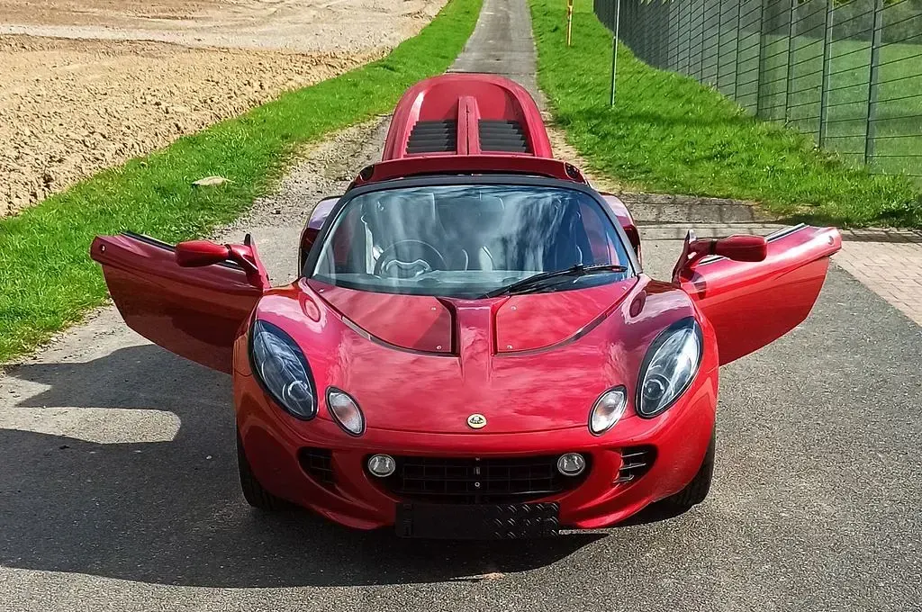 Brugt Lotus Elise 122 HK (89 kW) 2001 Rød Cabriolet