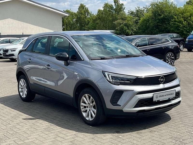Kontrast grau/quarz silber Gebraucht 2021 Opel Crossland X Elegance SUV | 12.490 € (Superpreis) - Bild 1/4