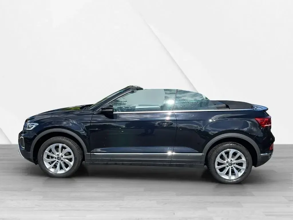 Gebraucht VW T-Roc Cabriolet Style 110 PS (80 kW) 2022 Schwarz Cabrio