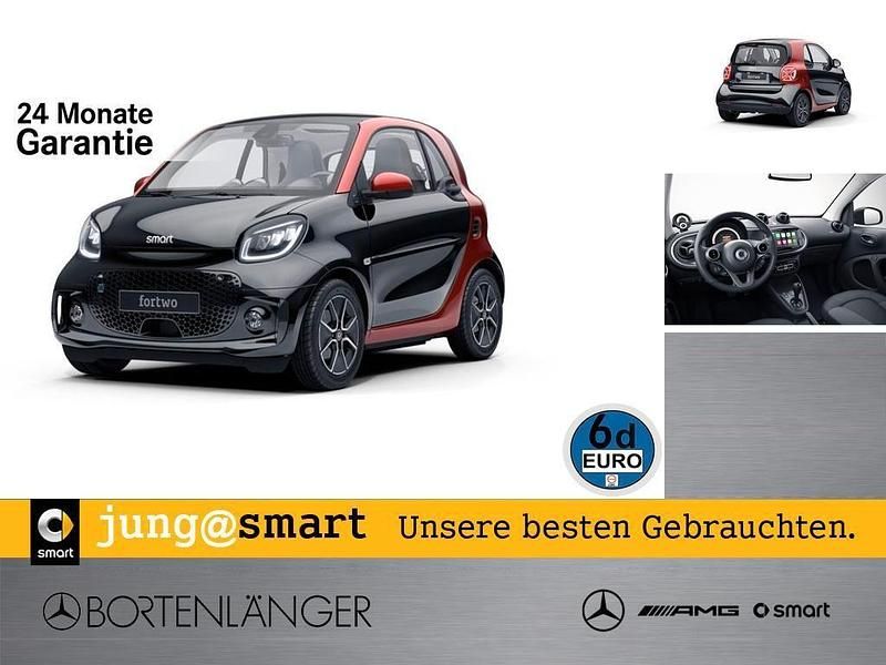 Schwarz Gebraucht 2023 Smart ForTwo Coupé Exclusive Kleinwagen | 15.998 € (Fairer Preis) - Bild 1/3