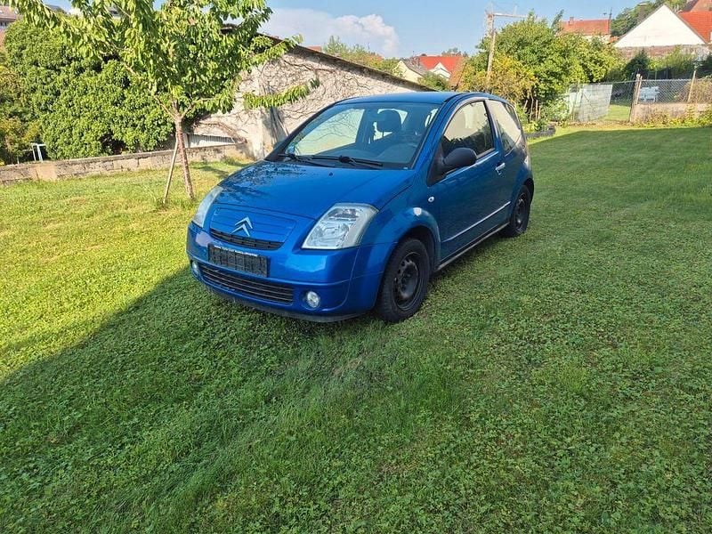Blau Gebraucht 2008 Citroën C2 Comfort Kleinwagen | 1.099 € - Bild 1/4