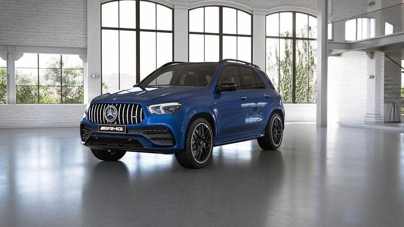 Blau Gebraucht 2021 Mercedes GLE53 AMG AMG SUV | 65.949 € (Guter Preis) - Bild 1/4