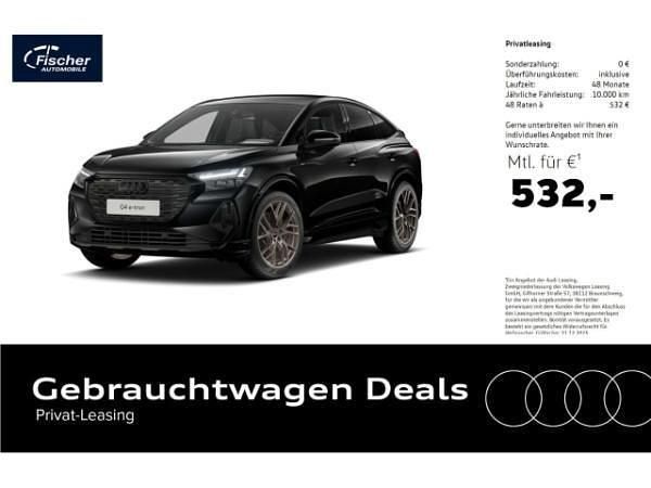Schwarz Gebraucht 2025 Audi Q4 Sportback e-tron Ambiente SUV | 54.940 € (Teuer) - Bild 1/4