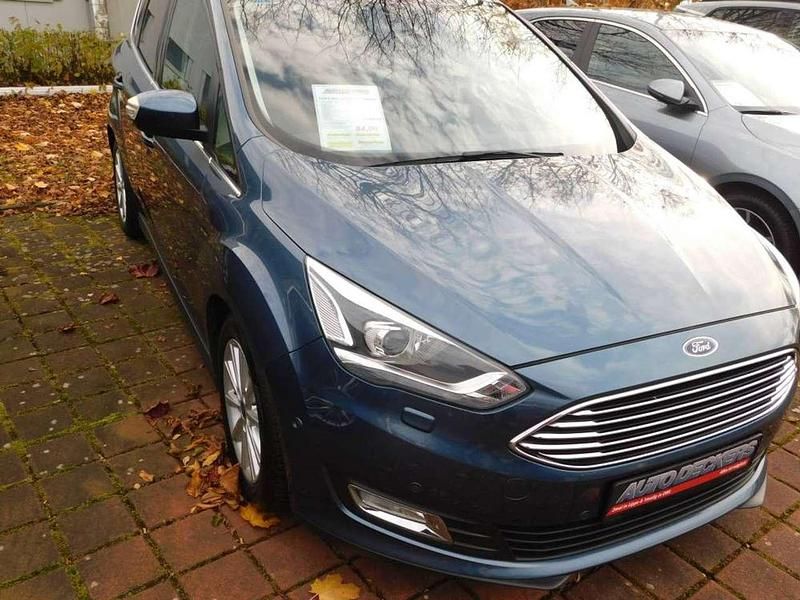 Chromablaumet. Gebraucht 2019 Ford C-MAX Titanium Van / Kleinbus | 13.980 € (Etwas zu teuer) - Bild 1/4