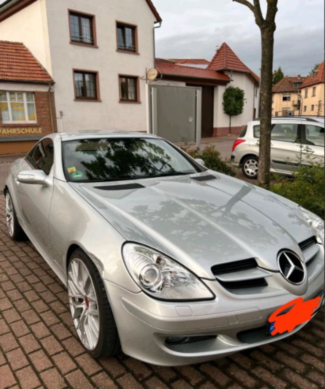 Silber Gebraucht 2007 Mercedes SLK280 Cabrio | 12.900 € (Fairer Preis) - Bild 1/4