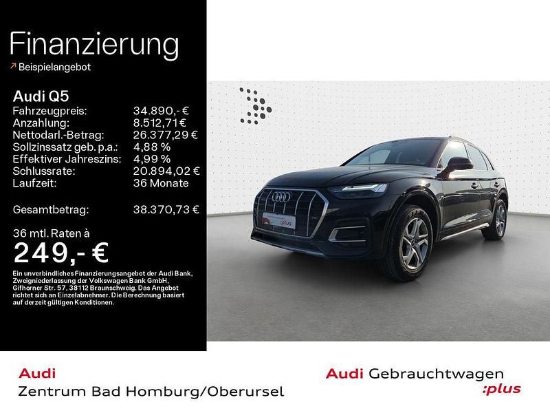 Gebraucht Audi Q5 Advanced Plus 204 PS (150 kW) 2022 Mythosschwarz metallic SUV