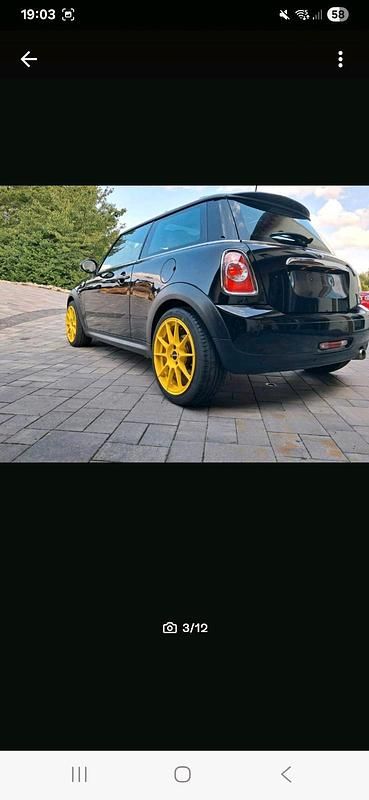 Usata Mini Cooper 110 CV (80 kW) 2011 Nero Utilitaria