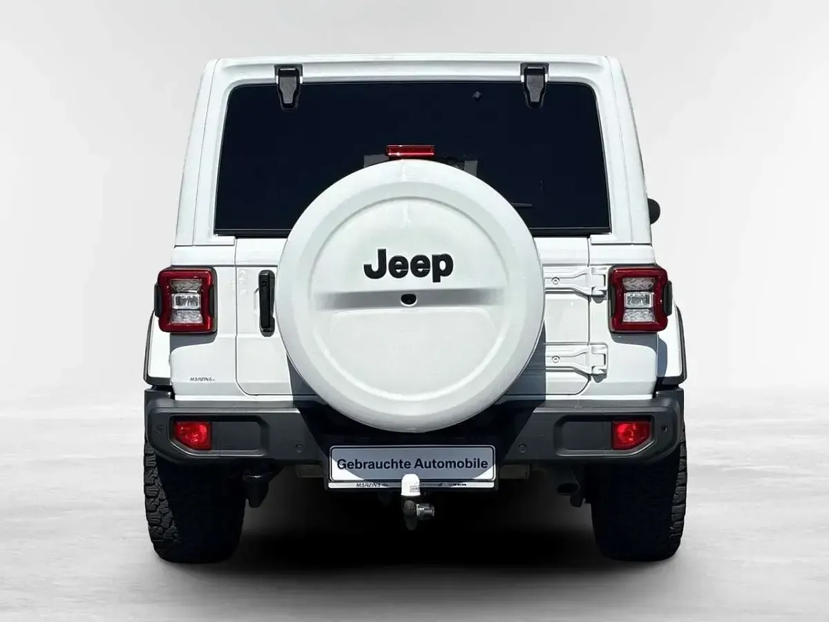 Gebraucht Jeep Wrangler Unlimited Overland 272 PS (200 kW) 2020 Weiß SUV