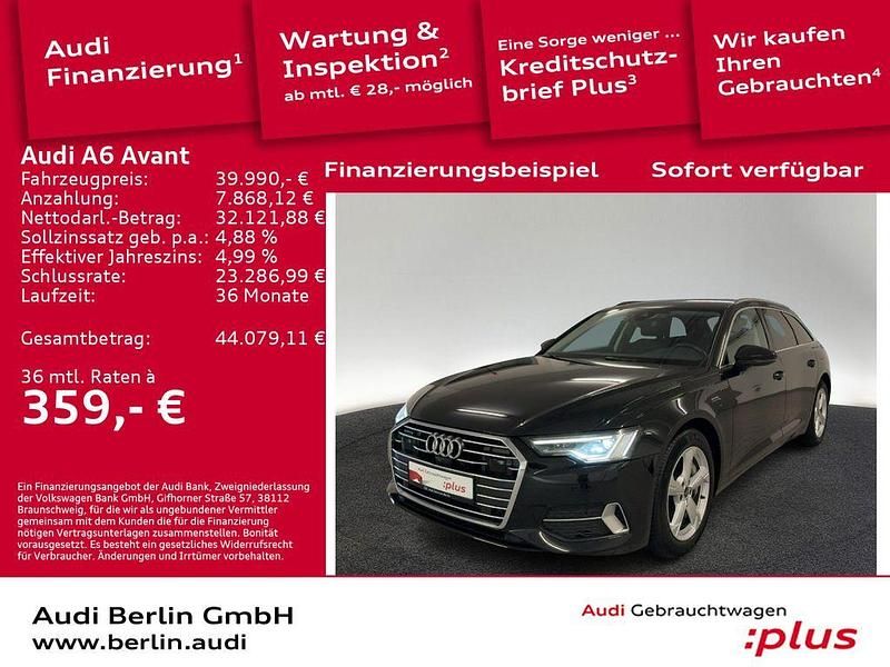 Schwarz Gebraucht 2022 Audi A6 Sport Kombi | 39.990 € (Fairer Preis) - Bild 1/3