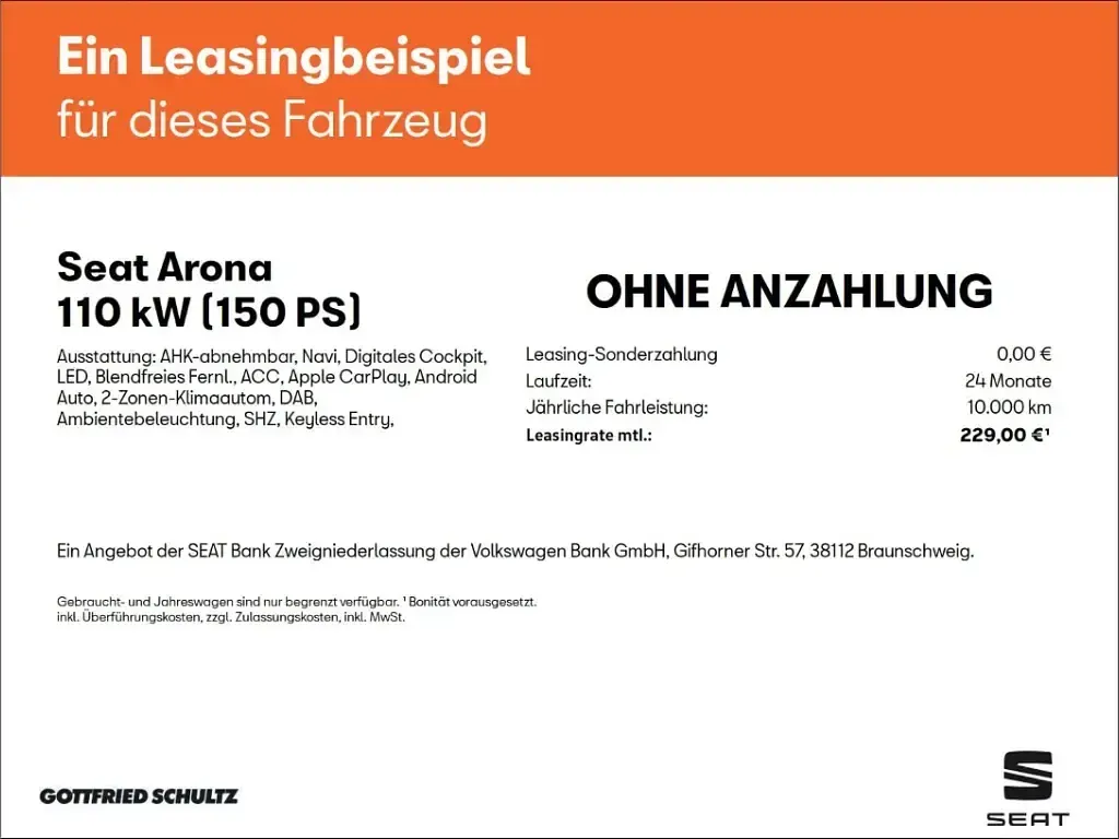 Gebraucht Seat Arona FR 150 PS (110 kW) 2025 (unbekannt) SUV
