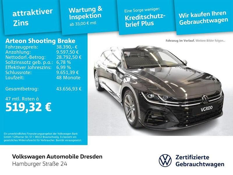 Mangangrau metallic Gebraucht 2023 VW Arteon R Kombi | 38.390 € (Fairer Preis) - Bild 1/4