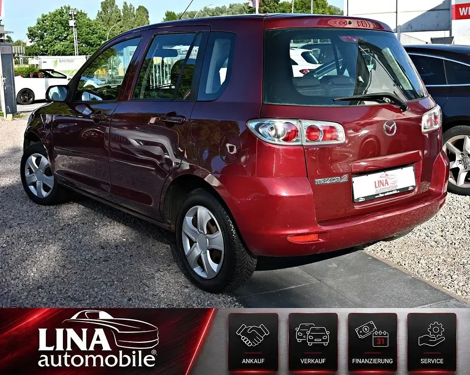 Gebraucht Mazda 2 Active 80 PS (58 kW) 2007 Rot Kleinwagen