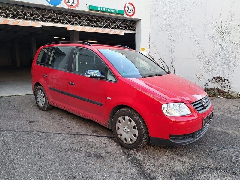 Gebraucht VW Touran 116 PS (85 kW) 2003 Rot Van / Kleinbus