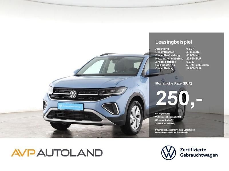 Clear blue Gebraucht 2024 VW T-Cross Life SUV | 23.880 € (Fairer Preis) - Bild 1/4