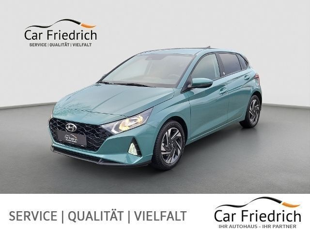 Grün Gebraucht 2022 Hyundai i20 Edition 30 Limousine | 15.781 € (Fairer Preis) - Bild 1/4