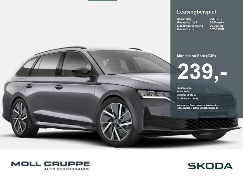 Grau Neu 2025 Skoda Octavia SportLine Kombi | 36.980 € (Etwas zu teuer) - Bild 1/2