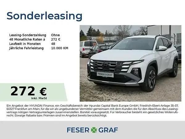 Atlas white Gebraucht 2024 Hyundai Tucson Trend SUV | 27.990 € (Superpreis) - Bild 1/4