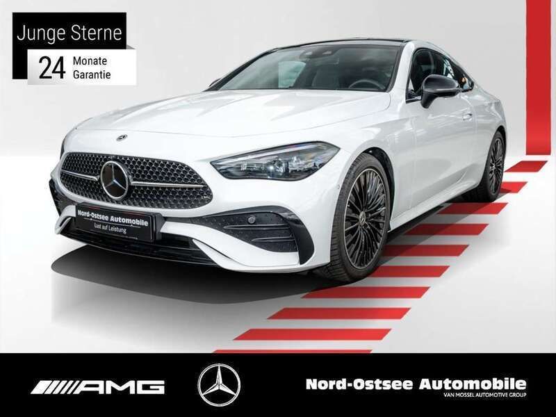 Unilack polarweiß Gebraucht 2024 Mercedes CLE200 AMG Coupé | 53.990 € (Fairer Preis) - Bild 1/4