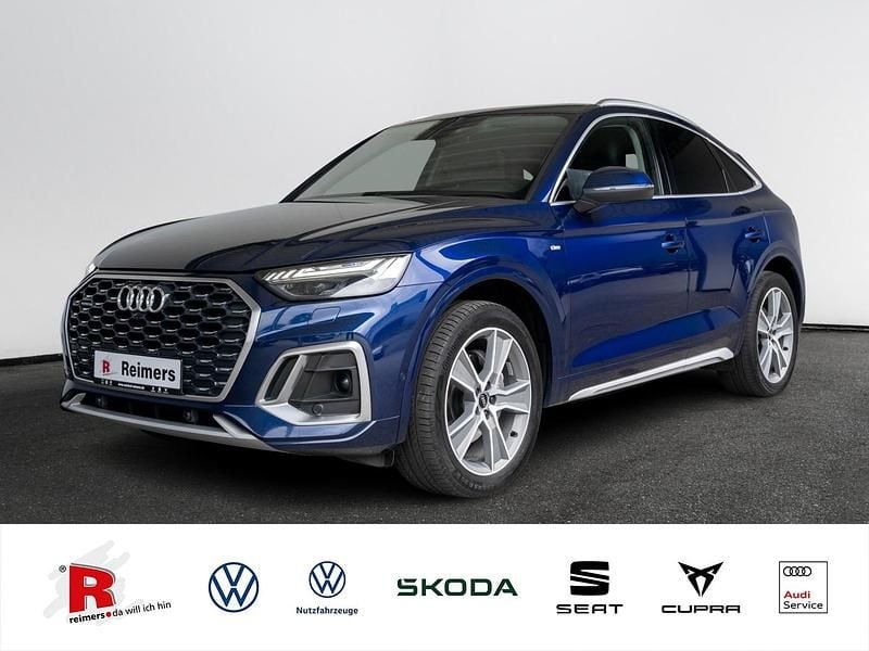 Blau Gebraucht 2021 Audi Q5 Sportback S-Line SUV | 46.740 € - Bild 1/4
