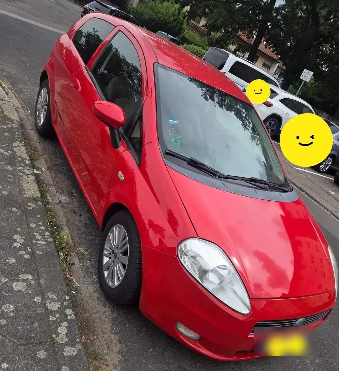 Gebraucht Fiat Grande Punto 90 PS (66 kW) 2007 Rot Kleinwagen